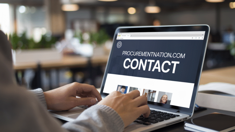 Best Ways to Use Procurementnation.com Contact for Quick Help
